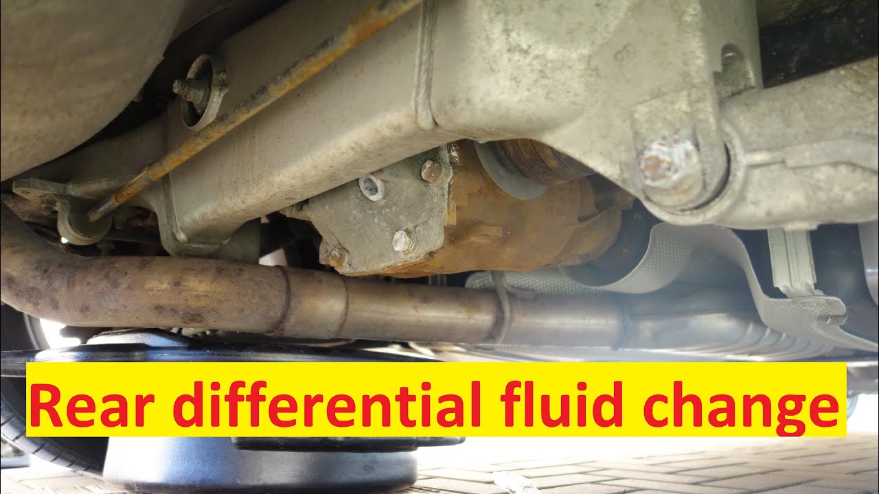 REAR DIFFERENTIAL FLUID CHANGE - BMW 530i E60