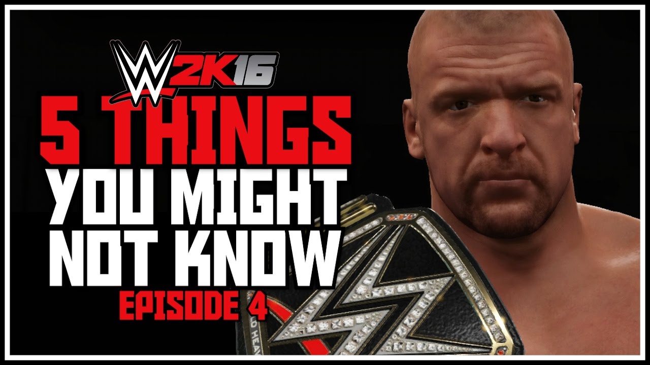 WWE 2K16 - 5 Things You Might Not Know! #4 (Awesome Ladder Move, Breakout Finishers & More!