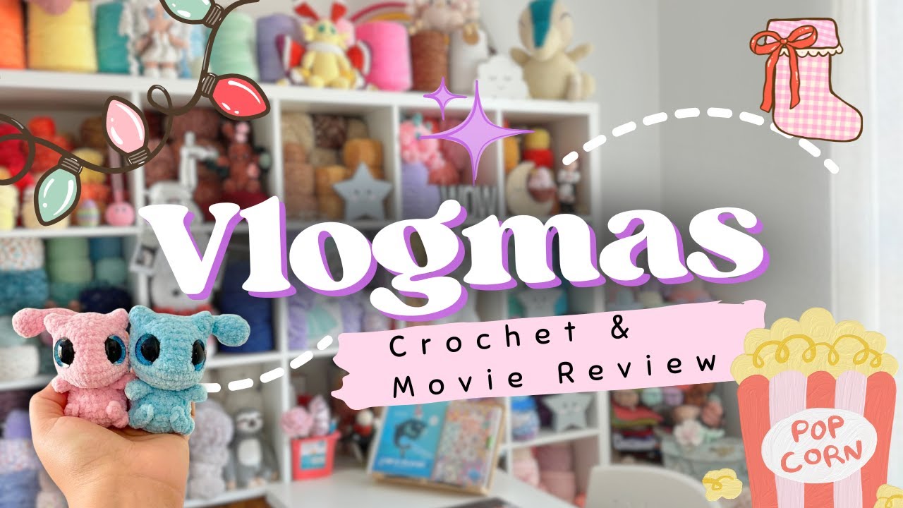Crochet Vlog | Craft room tour | Restocking my Etsy | Troll 2 Movie Review
