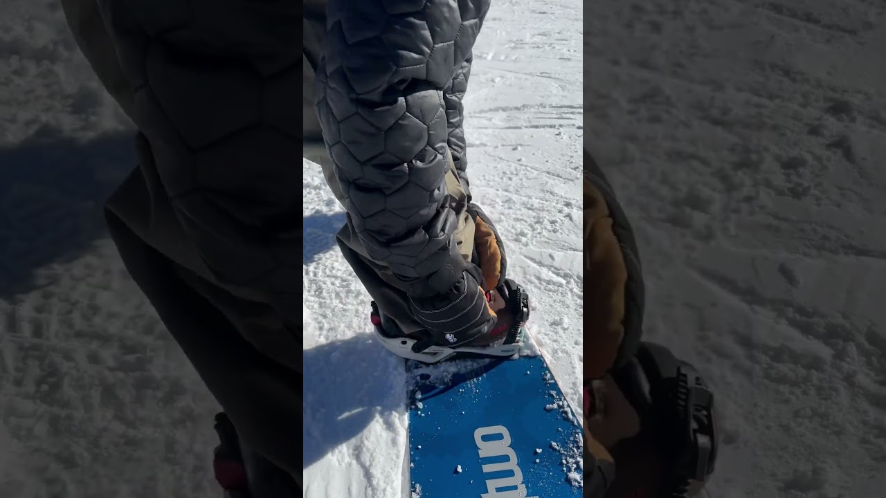 All new Thirtytwo Fase Bindings work like a charm, fast as 3-2-1 #snowboarding #fase #binding