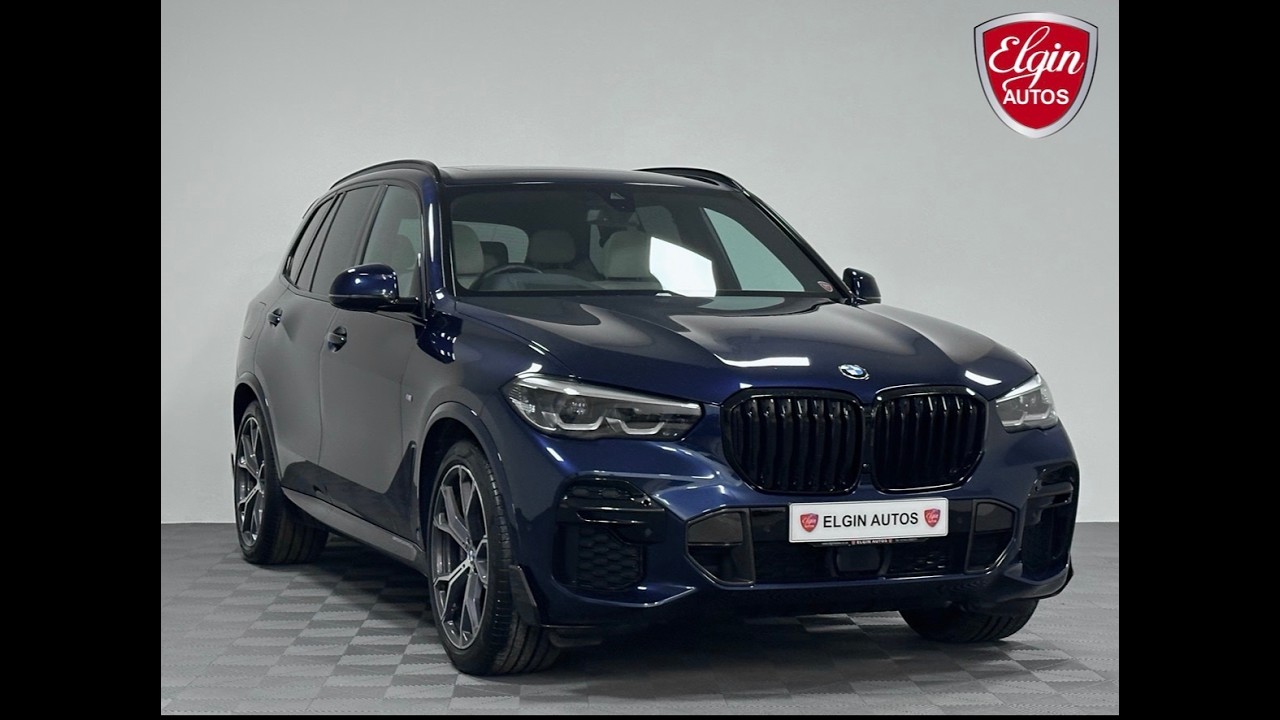 2022 - BMW X5 30d M Sport xDrive 3.0 MHT Auto [7 Seats] - Tanzanite Blue - Walkround Video