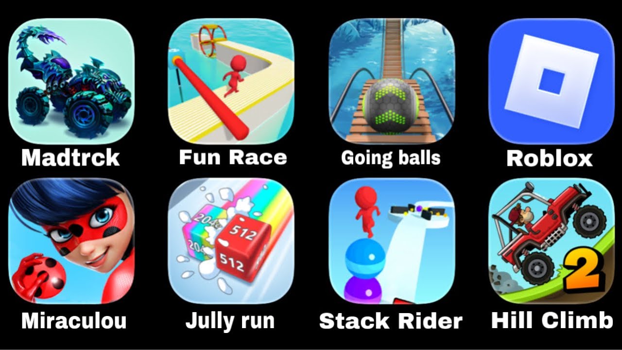 Miraculou & Madtrck Stack Rider Fun Race 3D Gameplay please subscribe 🙏