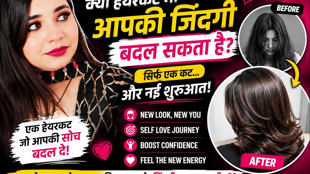 New Haircut, New Confidence | एक हेयरकट जो आपकी सोच बदल दे!