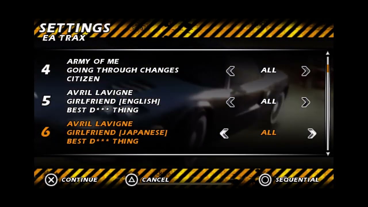 06. Avril Lavigne - Girlfriend [Japanese] (Burnout Dominator OST]