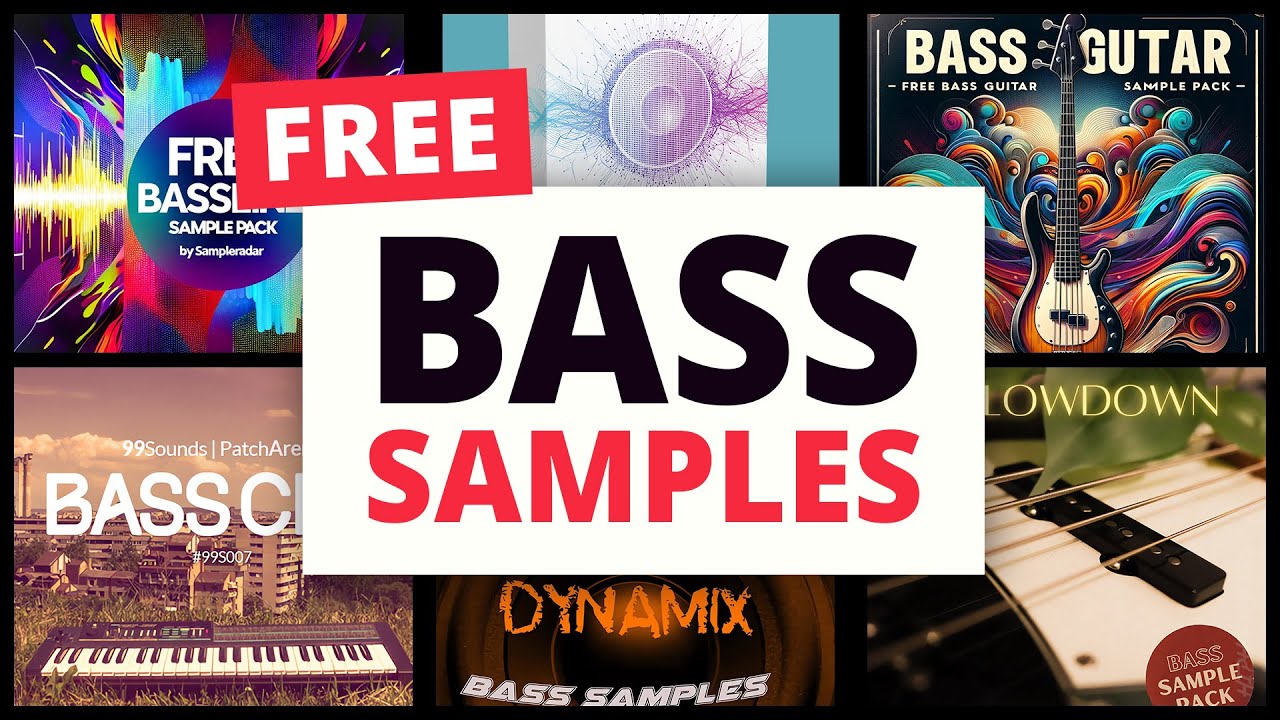 900 FREE Bass Samples & Bass Sample Packs