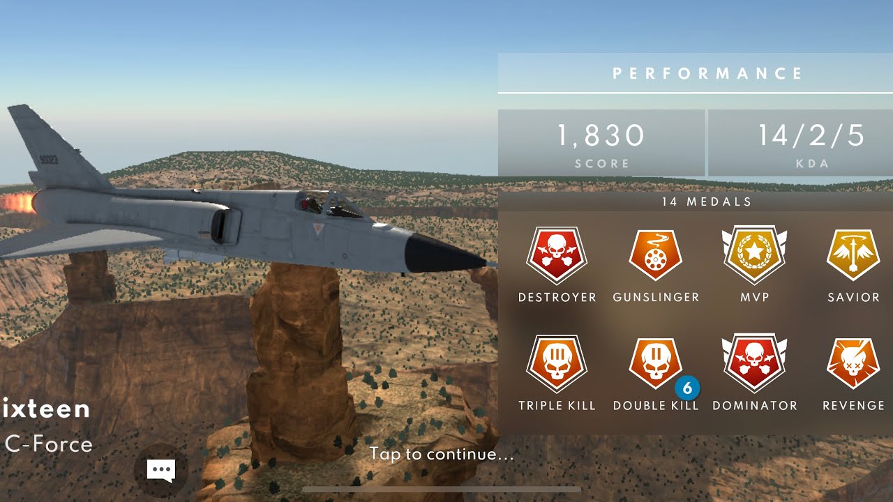 METALSTORM - F106 DELTA DART 14/2/5 KDA gameplay p2