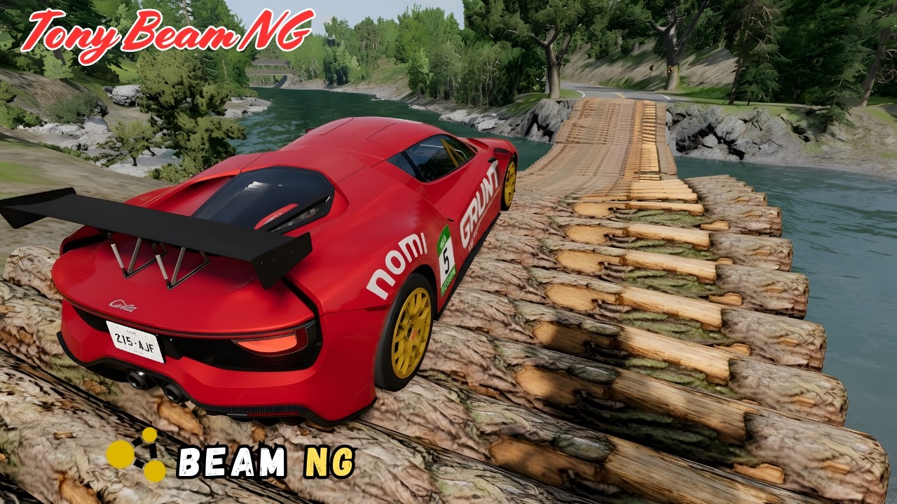 Cars vs Log Bridge  Challenge