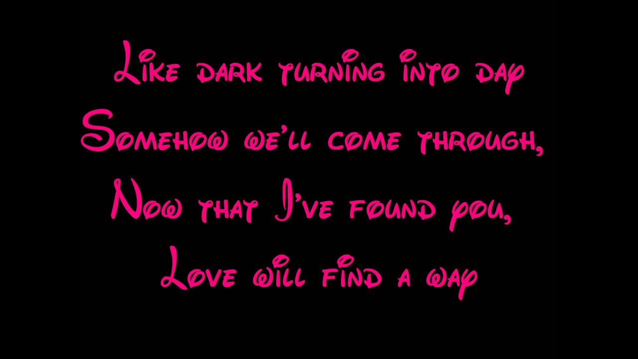 Love Will Find A Way - Lion King 2 Simba's Pride Lyrics HD