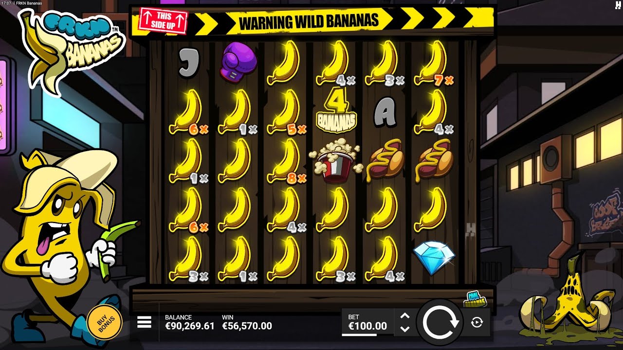 🎰 Бонусная игра в слоте FRKN Bananas с большим выигрышем x565 💰 Онлайн-казино
