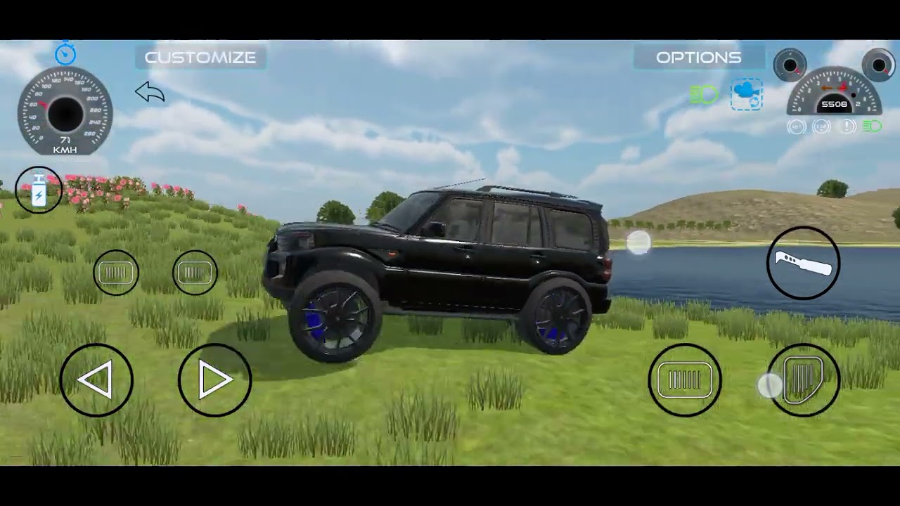 Scorpio off roading game// car wala game (3d game )#scorpio #black scorpio