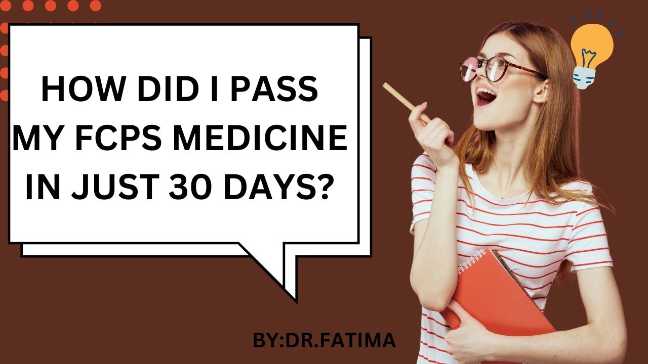 How to pass fcps part one in just 30 days.