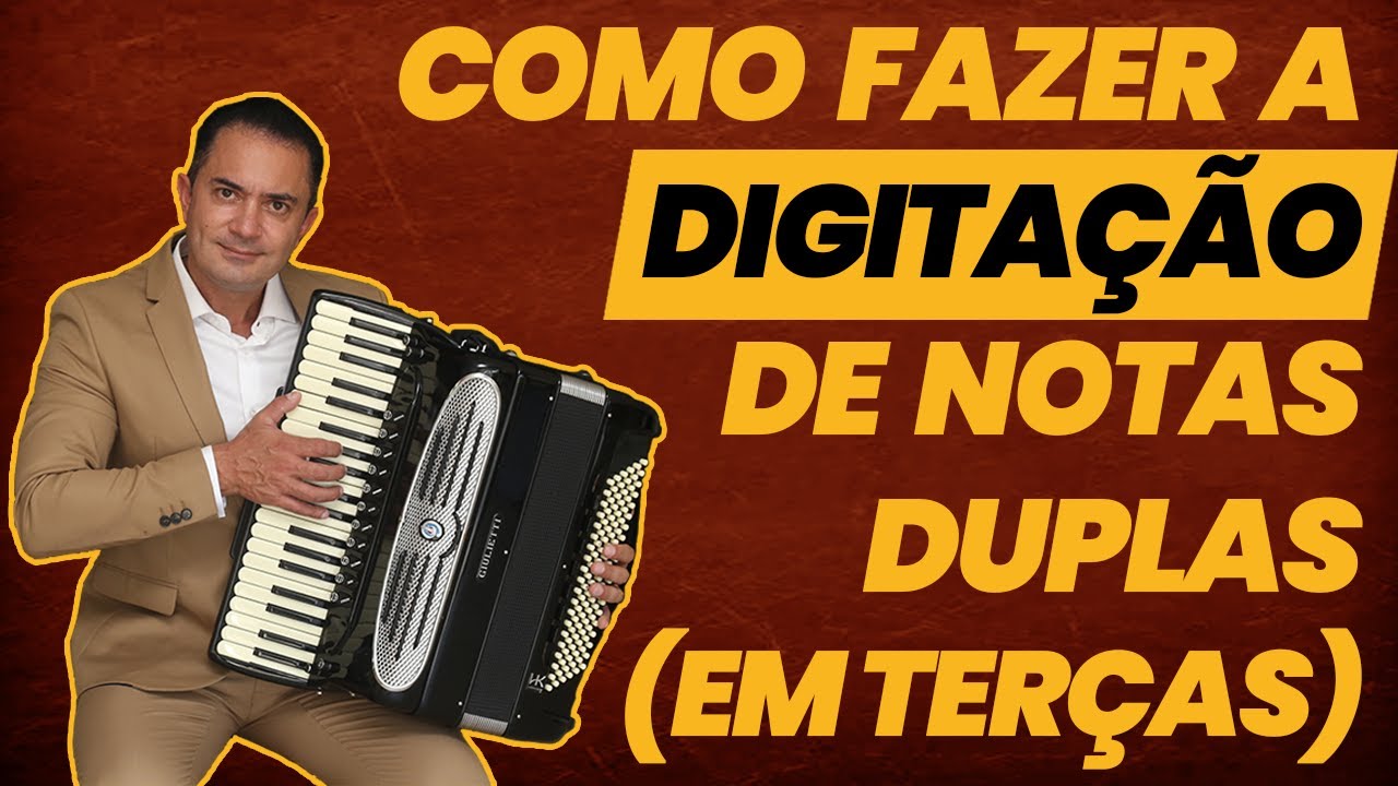 COMO FAZER A DIGITAÇÃO DE NOTAS DUPLAS (EM TERÇAS)