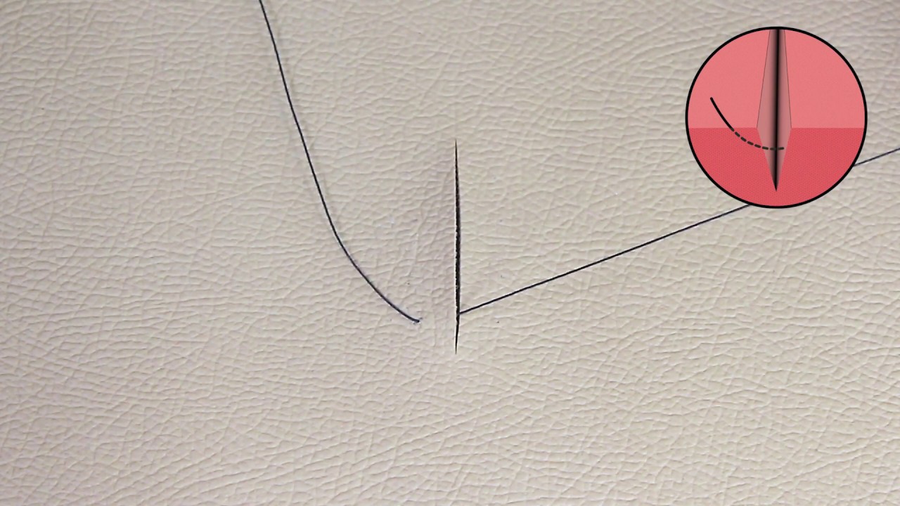 Simple interrupted suture with instrument tie | Surgical suture