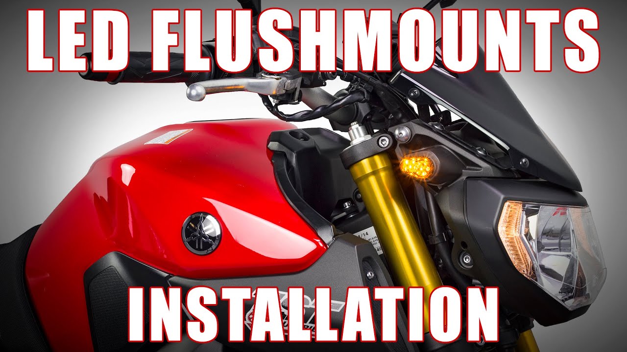 How to install LED Flushmount Signals on 2014-2016 Yamaha FZ-09 by TST Industries