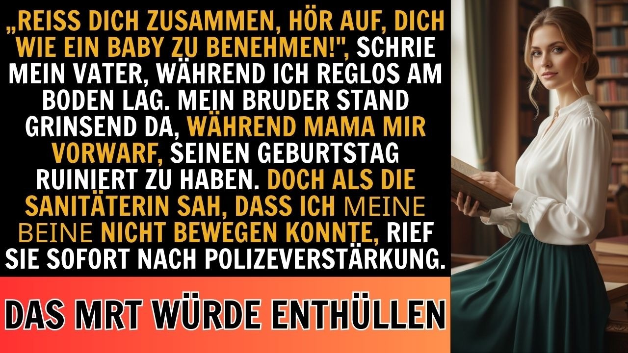 Der Streich meines Bruders lähmte mich – Eltern nannten mich dramatisch. MRT machte sie zu Tätern.