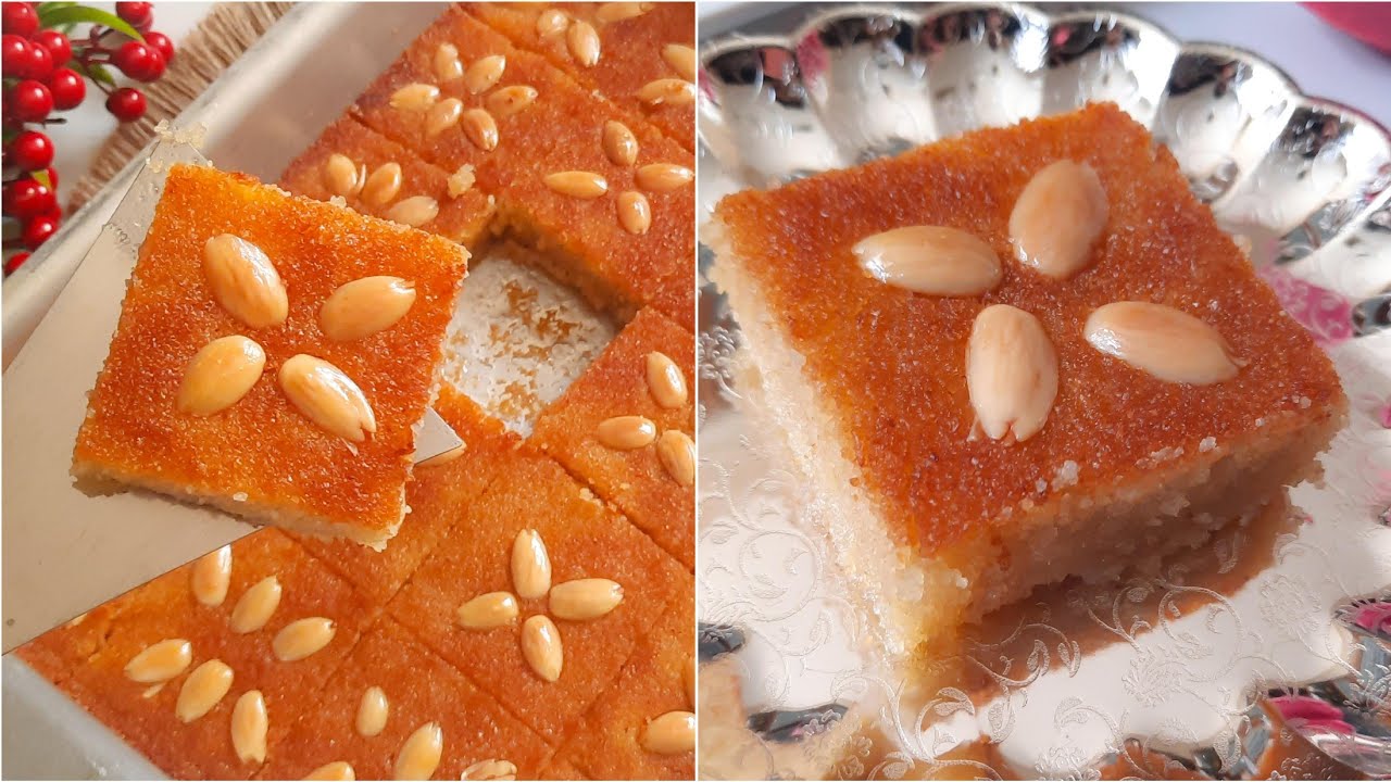 how to make sweet harissa|| Syrian famous dessert