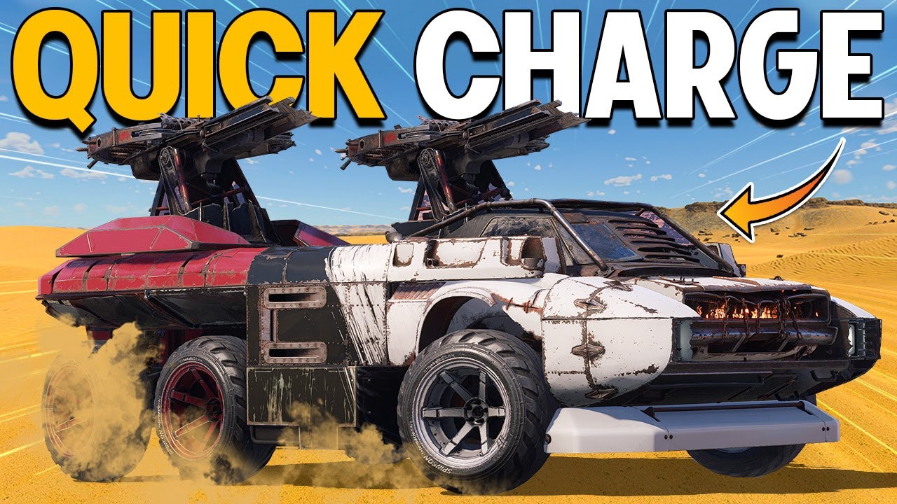 Использование одного из самых мощных видов оружия в Crossout с помощью стартового модуля и хижины...