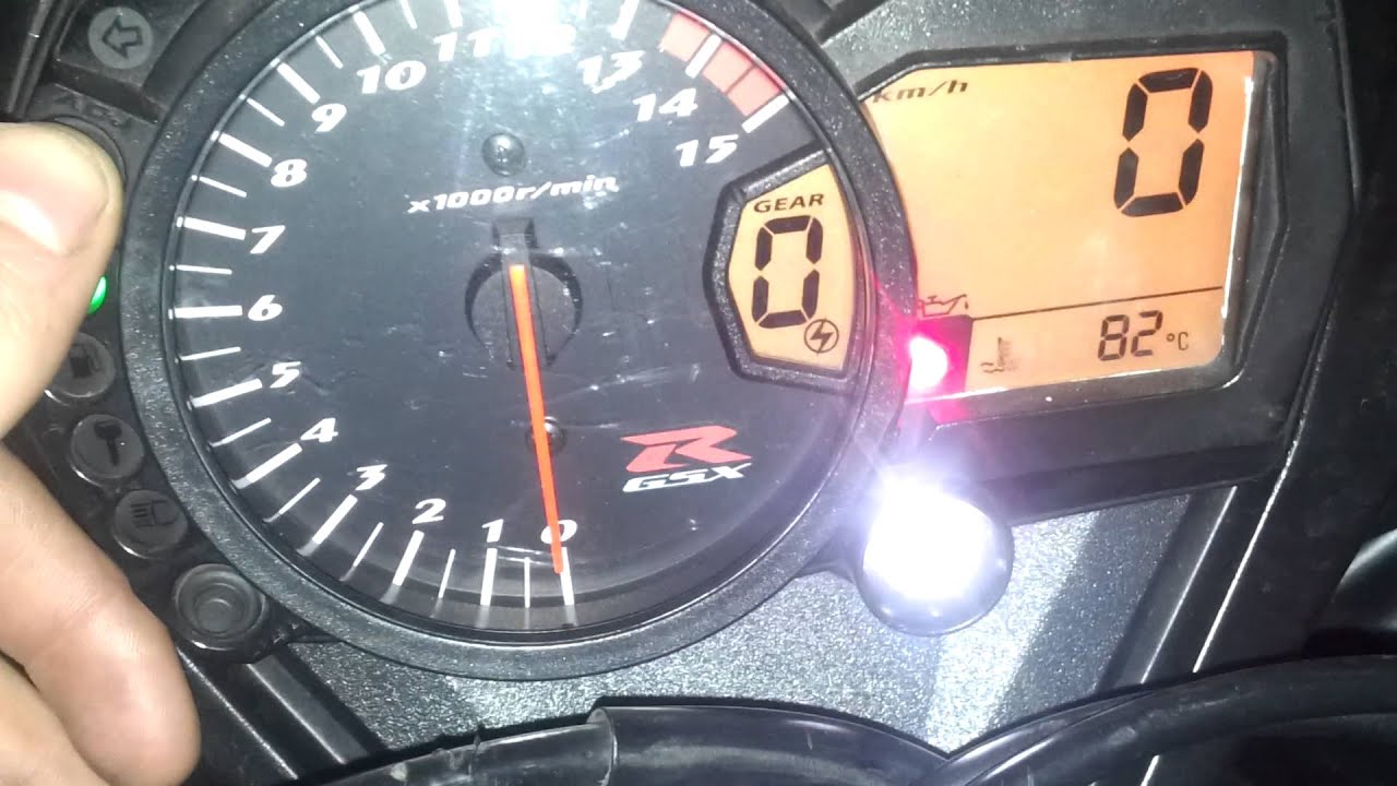 How to adjust the shift light on the gsxr k5 1000