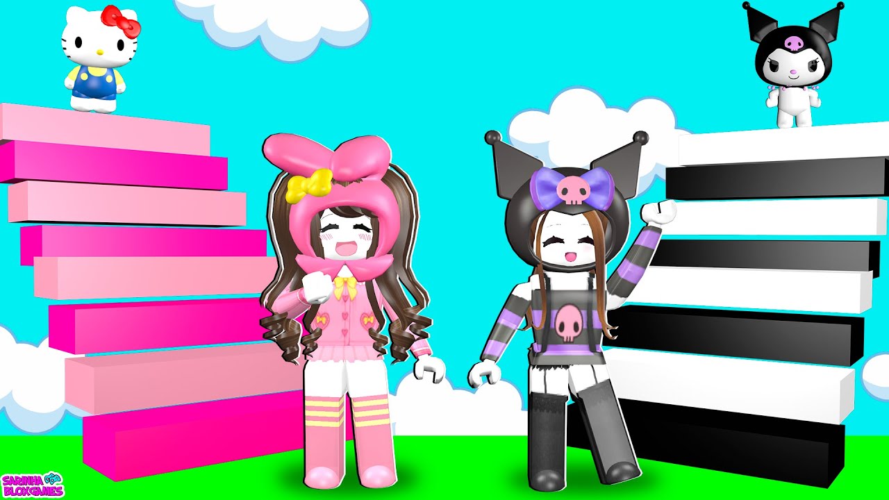QUEM É MELHOR? HELLO KITTY OU KUROMI 🎀Hello Kitty ou Koromi Obby Roblox
