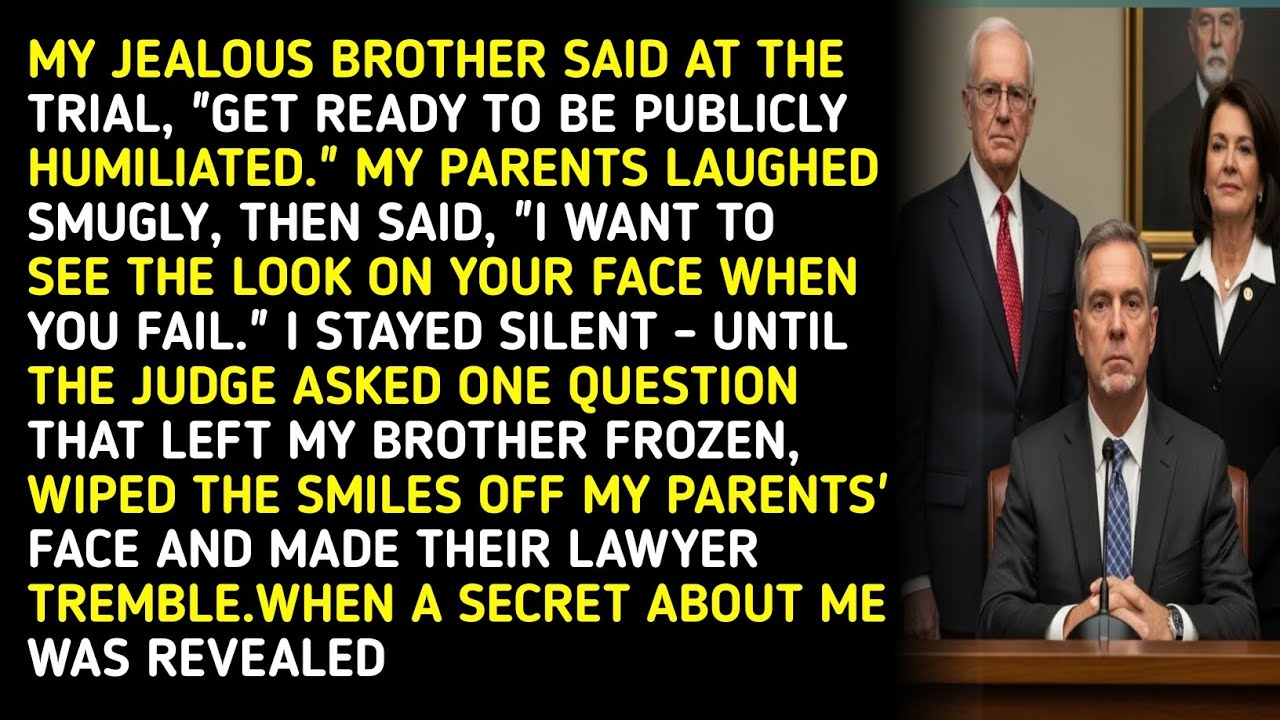 MY JEALOUS BROTHER SAID AT THE TRIAL, 