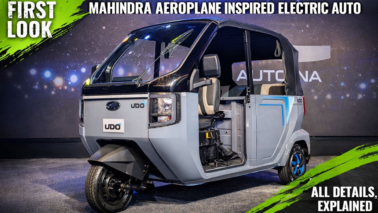 Mahindra UDO Electric Auto-Rickshaw Launched - Price From 3.59 Lakh - Explained All Spec, Features