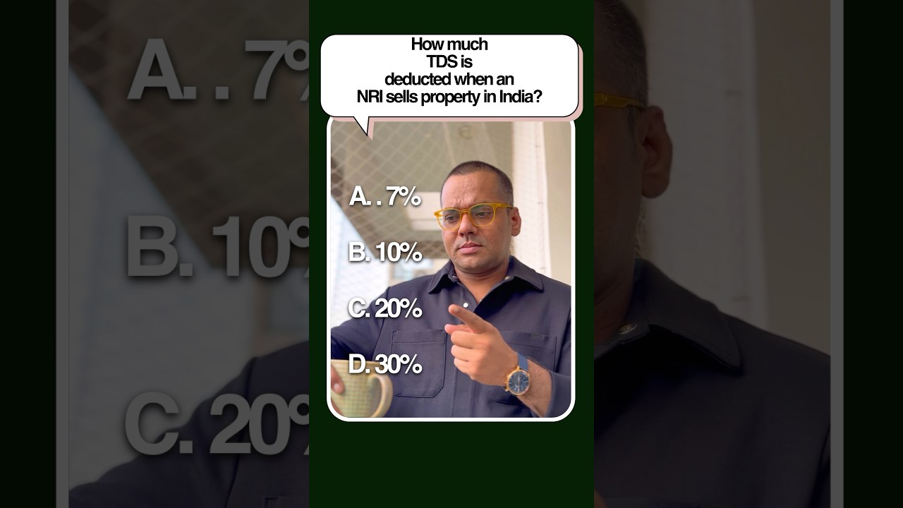 NRI Property Sale in India: Shocking TDS Facts You Must Know! #india #indianrealestate