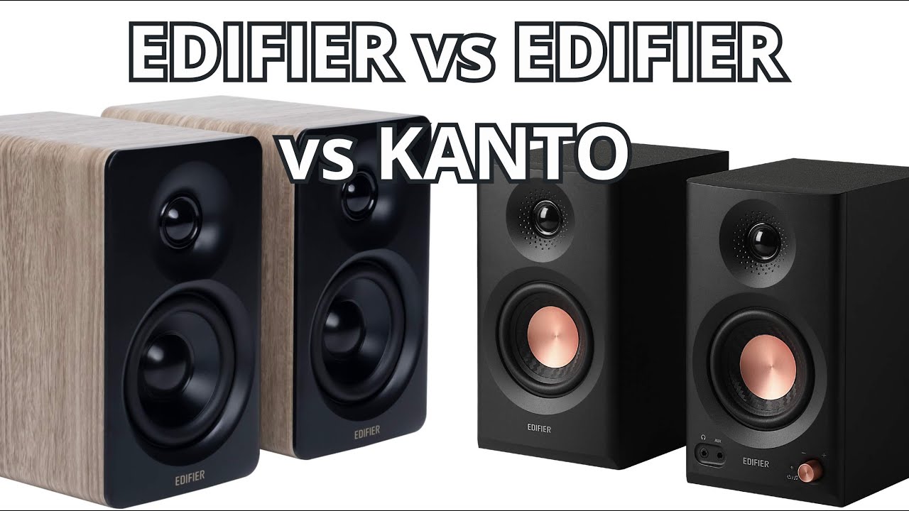 EDIFIER MR3 & M60 POWERED SPEAKERS: WITH A TURNTABLE, NEAR FIELD, BLUETOOTH, VS KANTO YU4 & MORE!