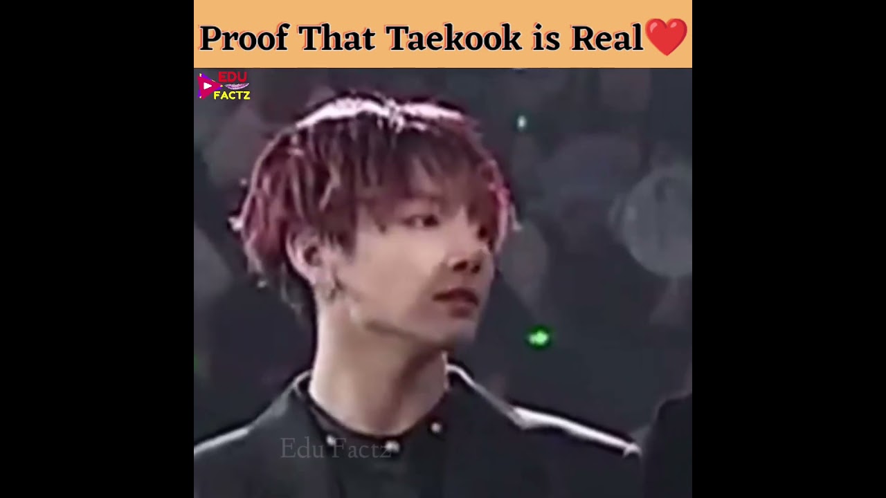 Proof That Taekook is Real ❤️ See Yourself 👀 BTS V Jungkook 🥰 #bts #taehyung #jungkook #taekook #v