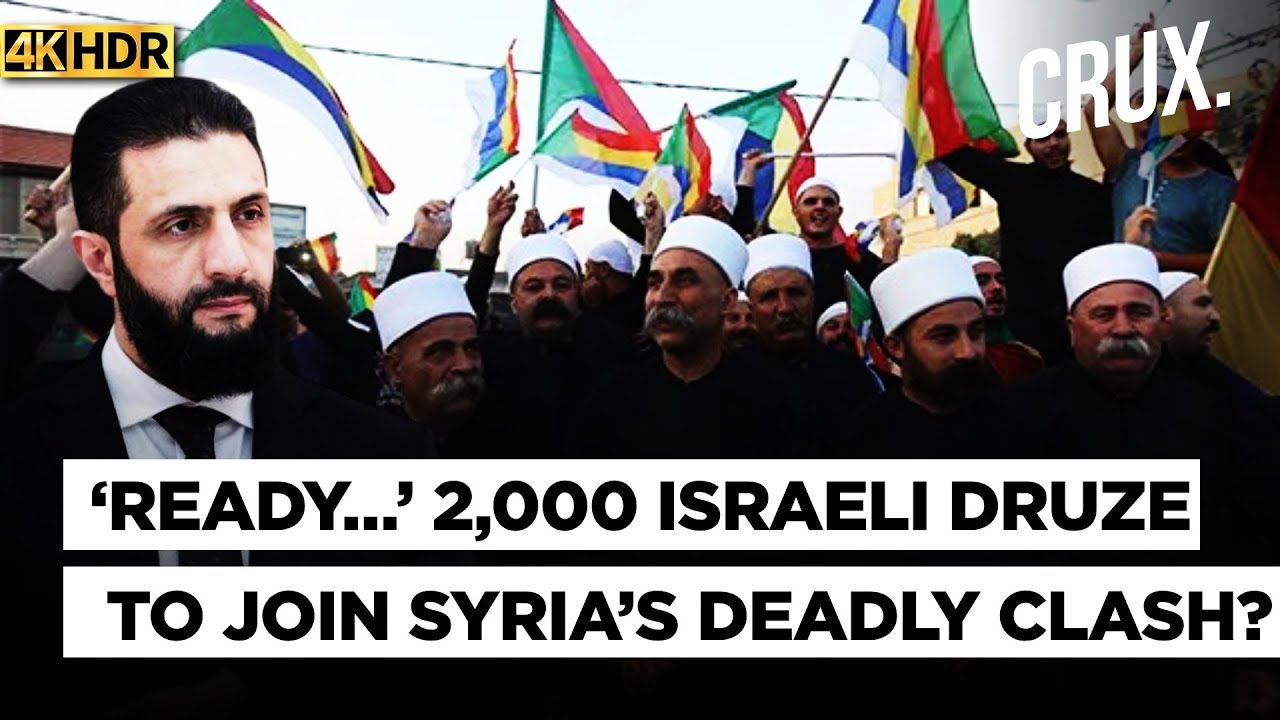 Israeli Druze, Troops Vow To ‘Defend’ Syria ‘Brothers’, Sharaa Says Bedouin ‘Fighters Out’ | 4K