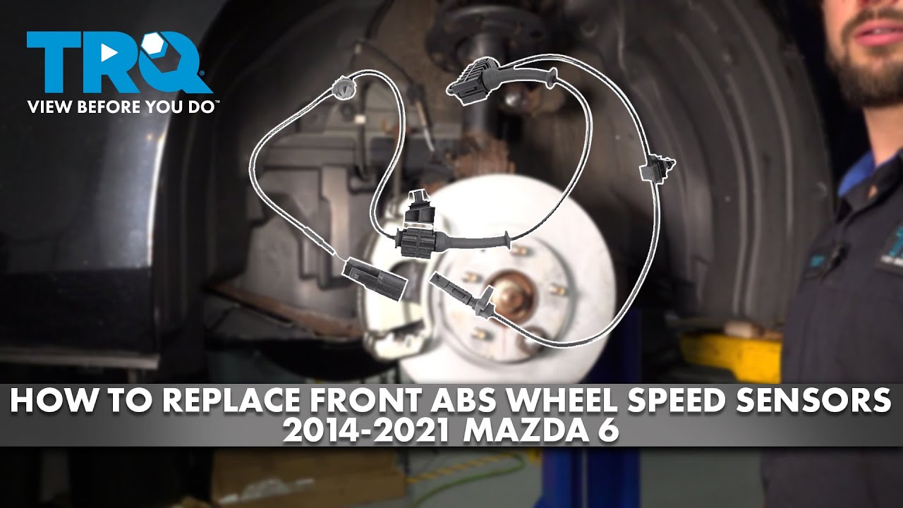 Как заменить датчики скорости переднего колеса ABS на Mazda 6 2014-2021 годов