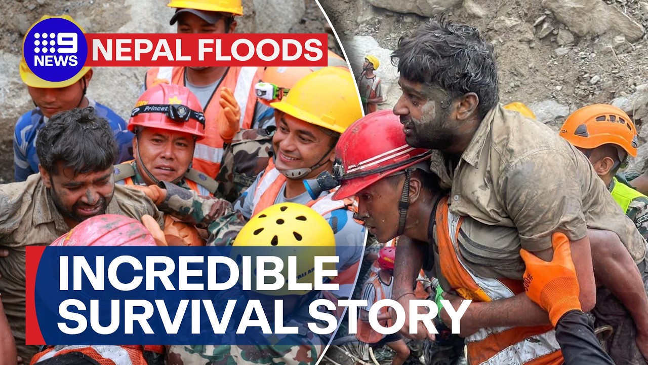 'Miracle in the mountains': Workers rescued nine days after Nepal disaster | 9 News Australia