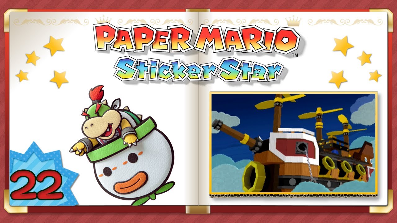 Let's Play FR HD Facecam Paper Mario: Sticker Star - Flottille de Bowser Jr.