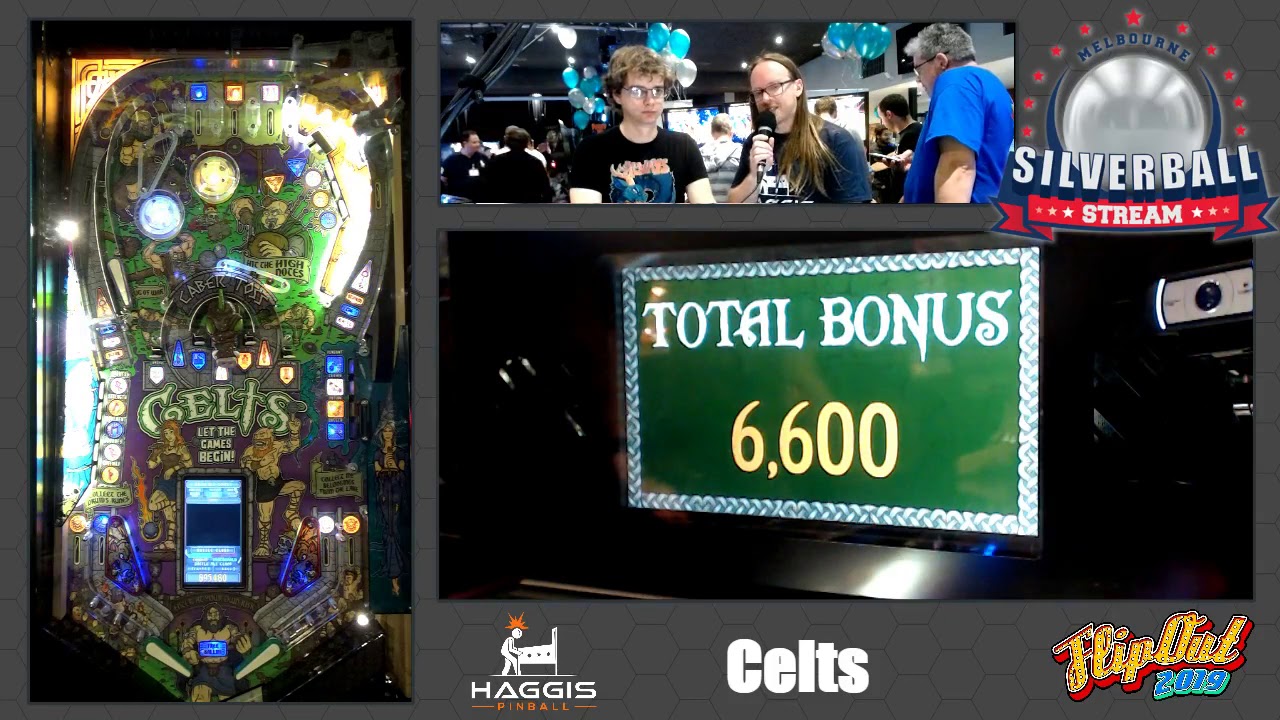 Celts from Haggis Pinball at Flipout 2019