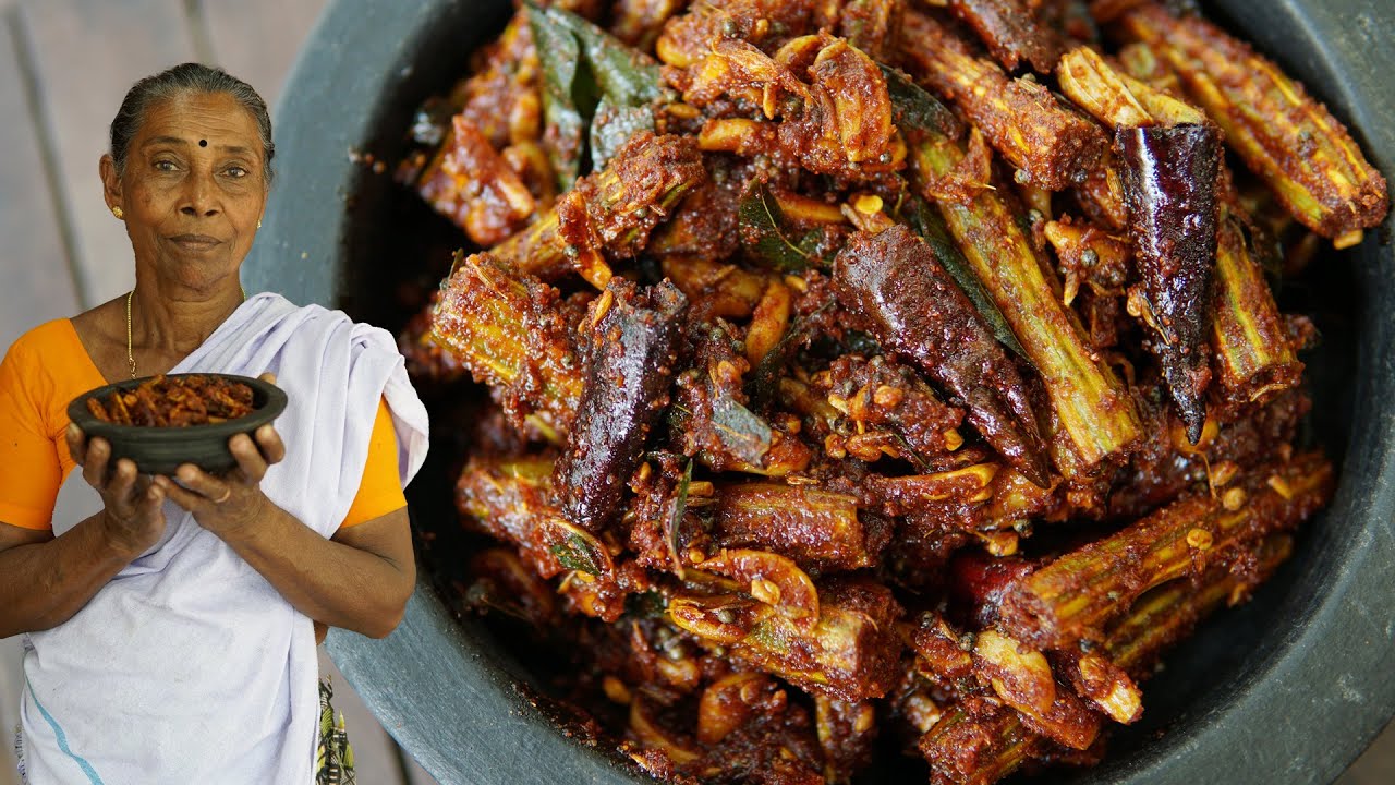 Kerala Village Style Drumstick Pickle - Moringa Pickle