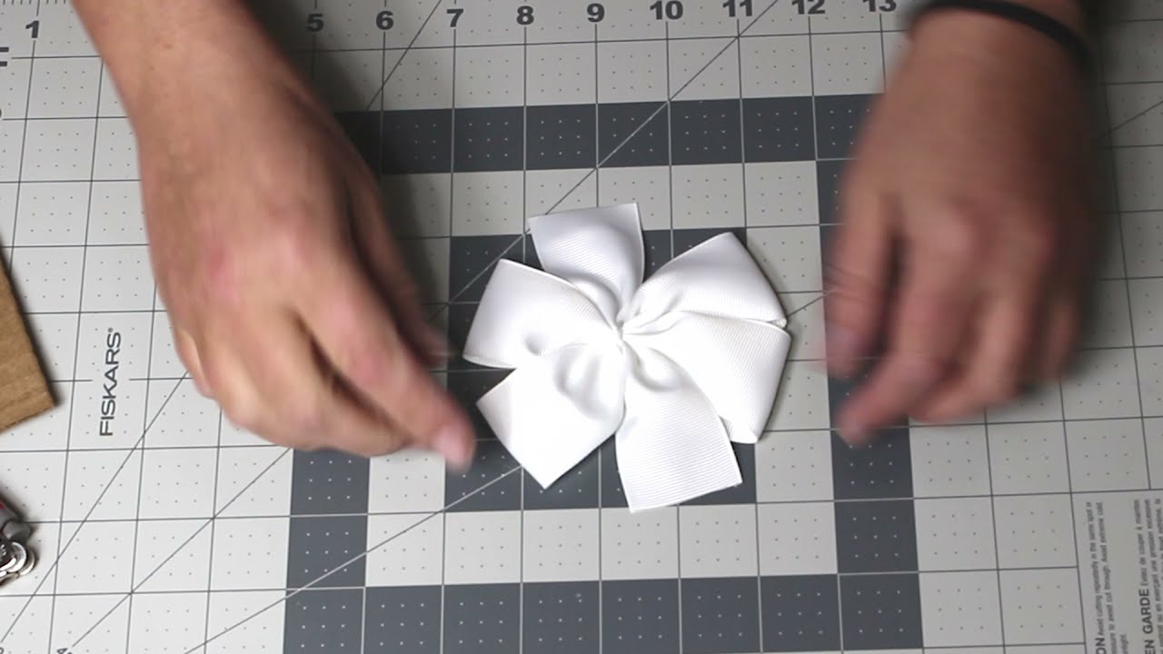 How to Make a Pinwheel Hair Bow