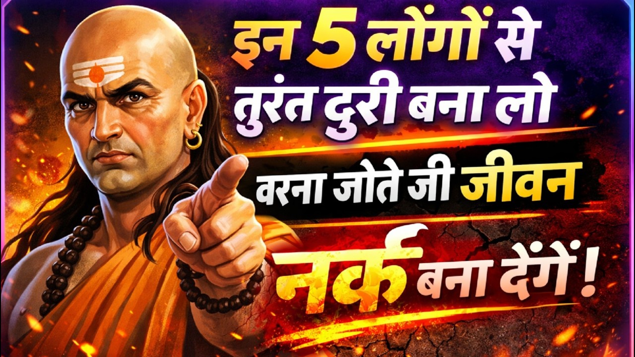 चाणक्य की सलाह से मेरी जिंदगी बदल गई जब मैंने इन नकारात्मक लोगों से दूरी बनाई