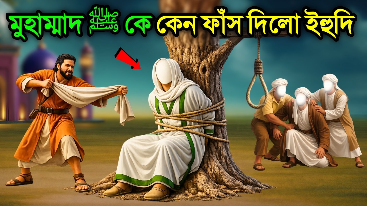 দয়ার নবীজিকে ফাঁ'স দেওয়ার কষ্টের ঘটনা।  ইসলামিক কাহিনী। মুহাম্মদ ﷺ এর কষ্টের জীবনী। prophet stories.
