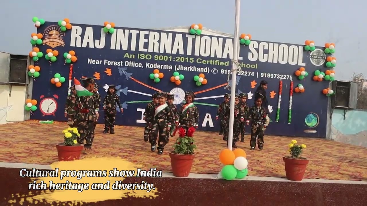 77वां गणतंत्र दिवस समारोह | Raj International School, Koderma 🇮🇳 | Republic Day Celebration