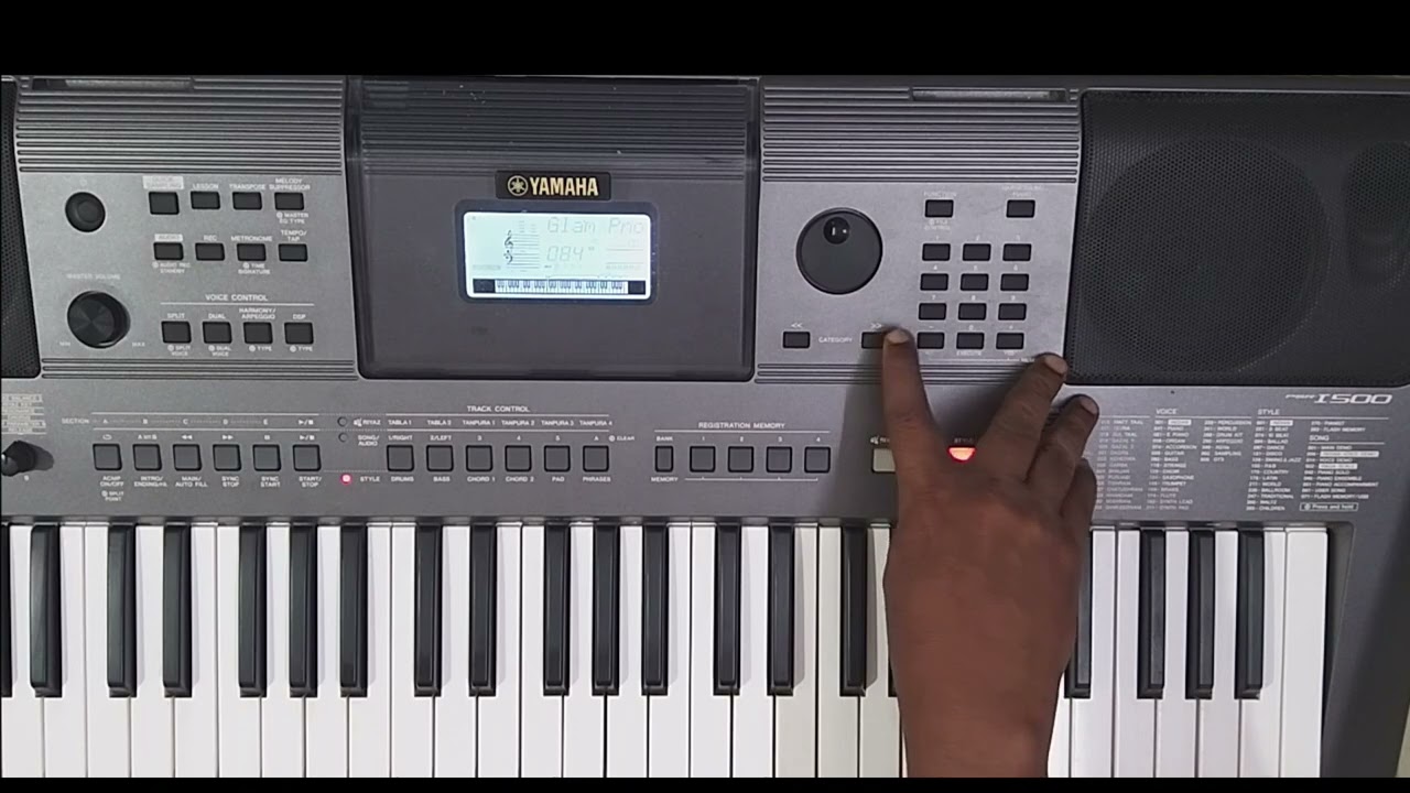 YAMAHA PSRi500 | One Touch Settings | OTS | Calling Up Optimum Panel Settings