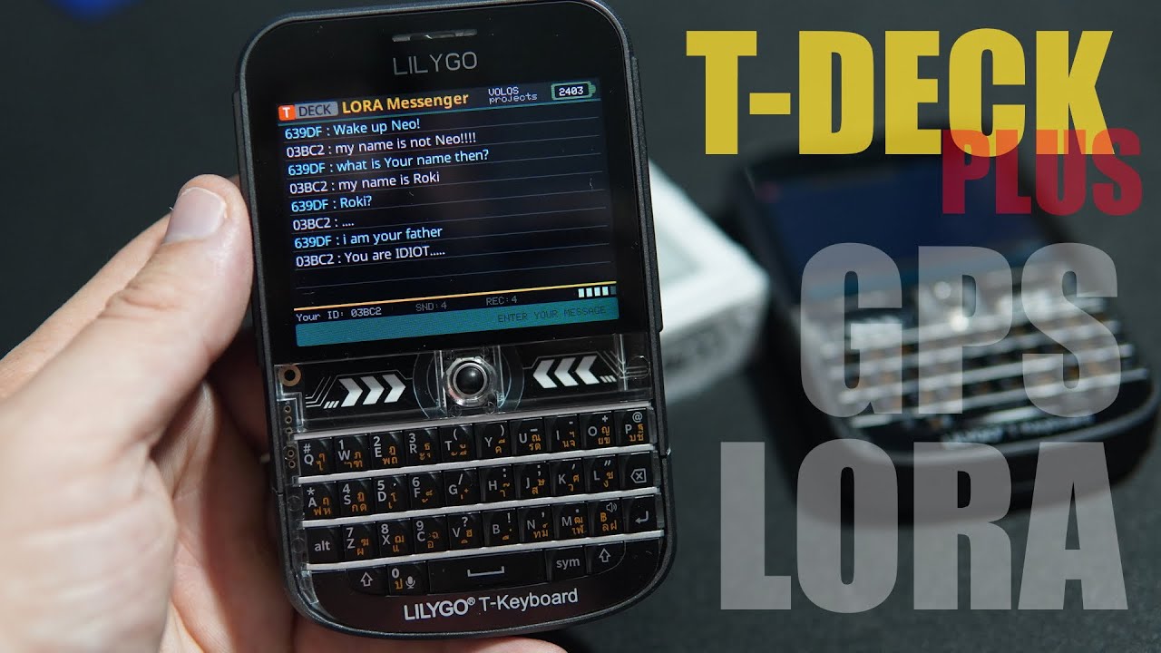 Я наконец-то использую LoRA! И мне это нравится!! LilyGO T-Deck Plus