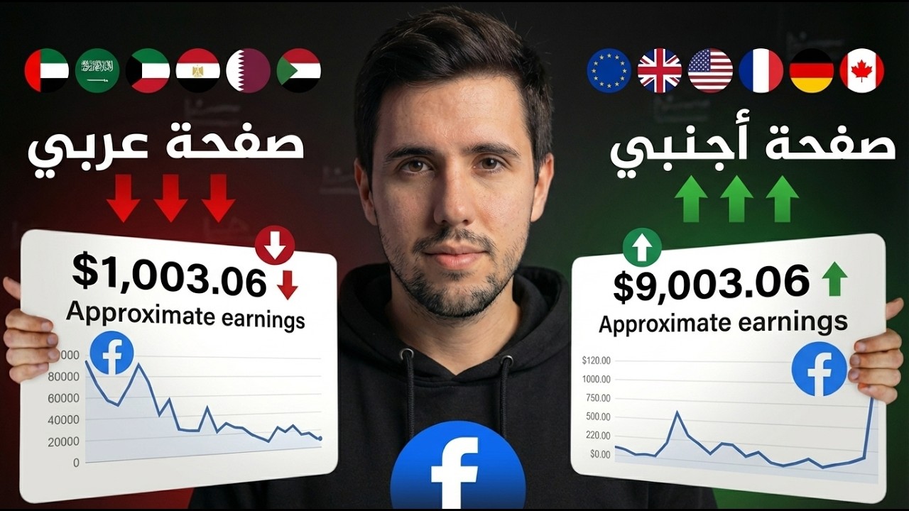 الطريقة الصحيحة لاستهداف المحتوى الأجنبي على فيسبوك وتحقيق أرباح أعلى علي صفحات الفيس بوك