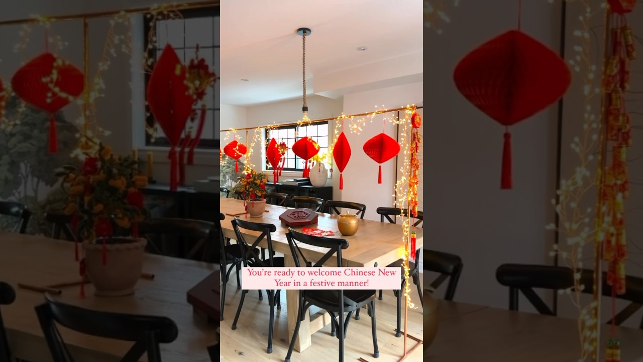 How to decorate for Chinese New Year 🏮🧧✨ 