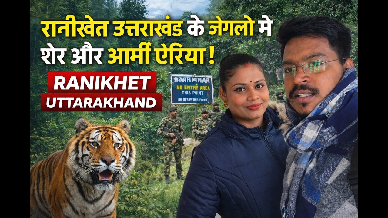 रानीखेत उत्तराखंड के जंगलों मे 🦁 शेर कहा से आ गया । #vlog #viralvideo