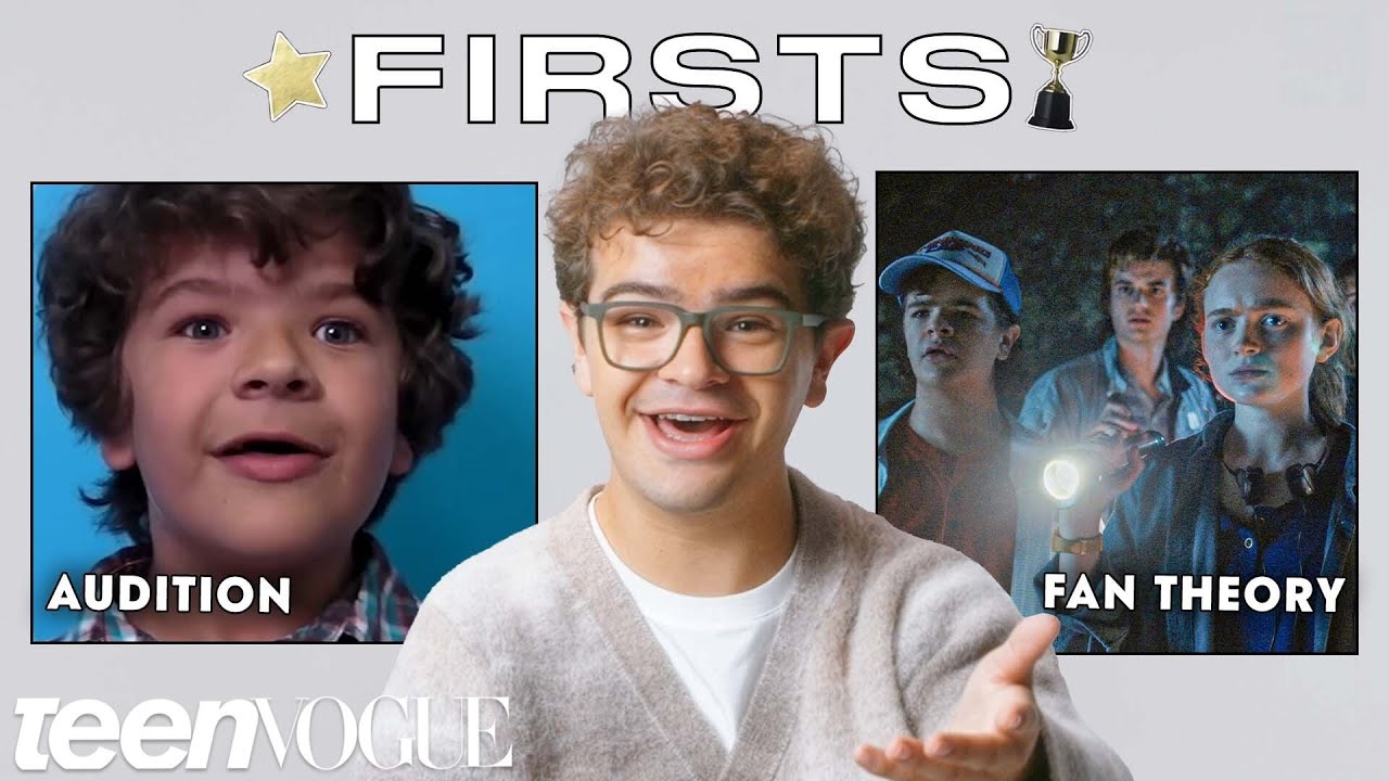 Stranger Things' Gaten Matarazzo Remembers His Firsts | Teen Vogue