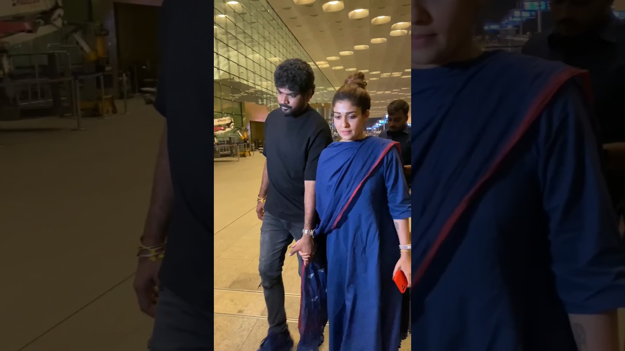 #nayanthara papped at the Mumbai Airport after the release of her film #jawan ❤️ #shorts