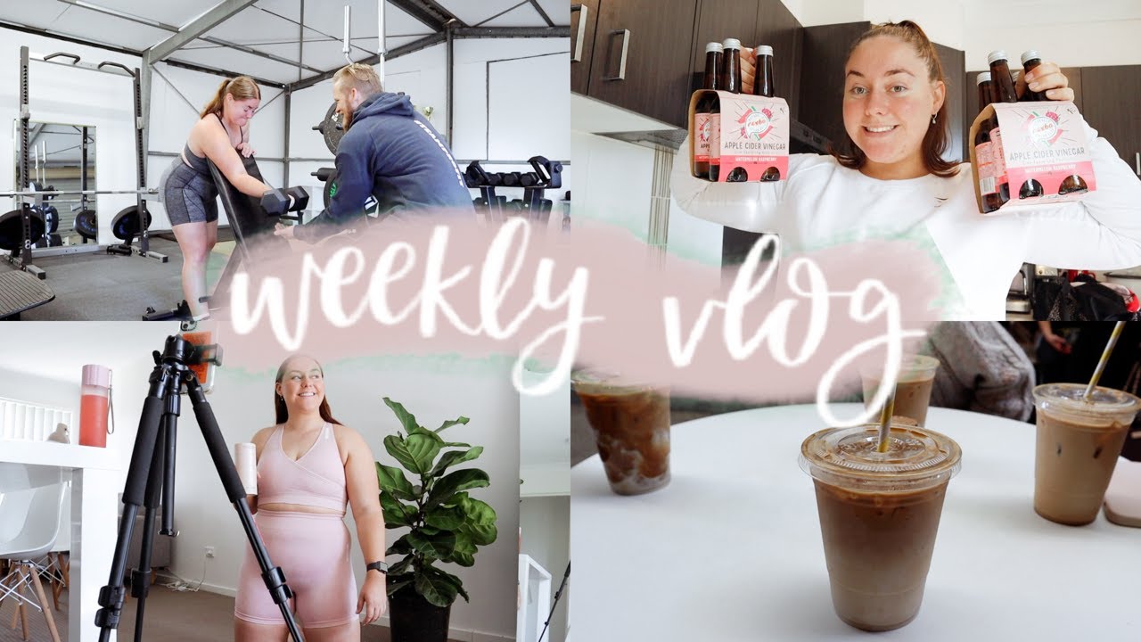 WEEKLY VLOG - workouts, working from home + we have a mouse in the house?! 😂 Georgia Richards