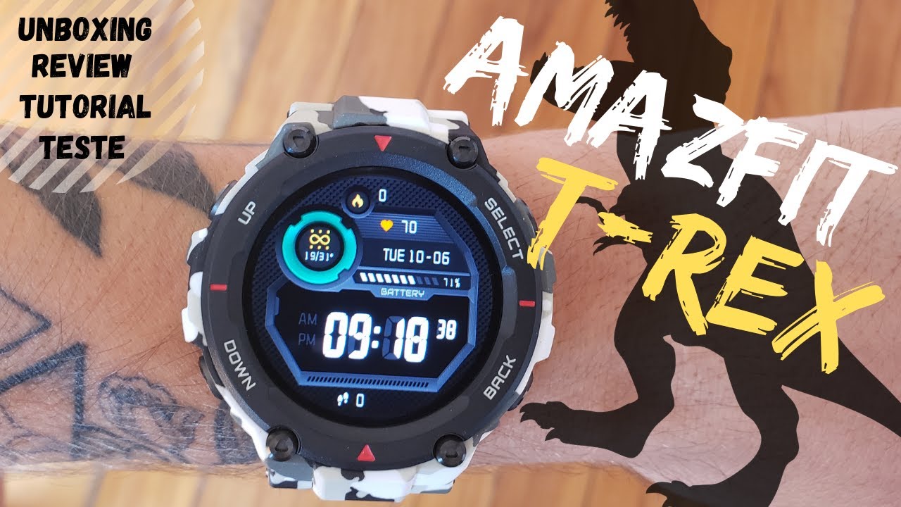 Amazfit T-REX é bom para ciclismo? Unboxing, review e sincronização com Strava