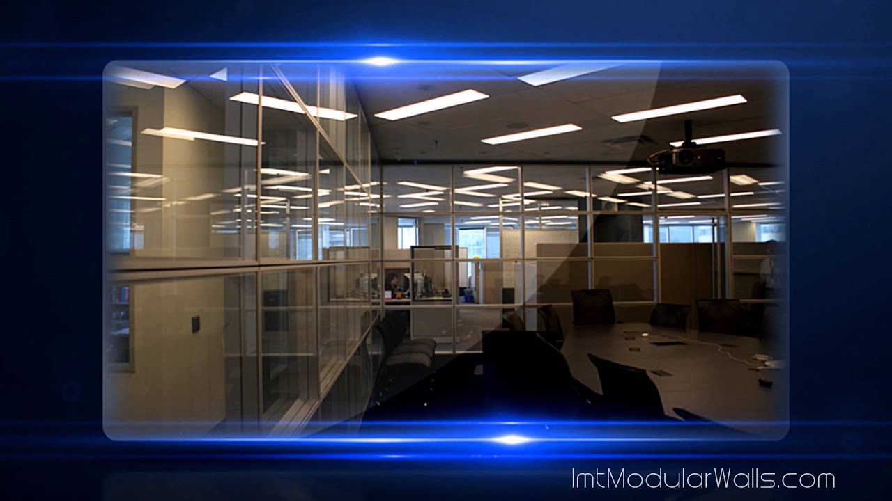 Modular office project with demountable partitions