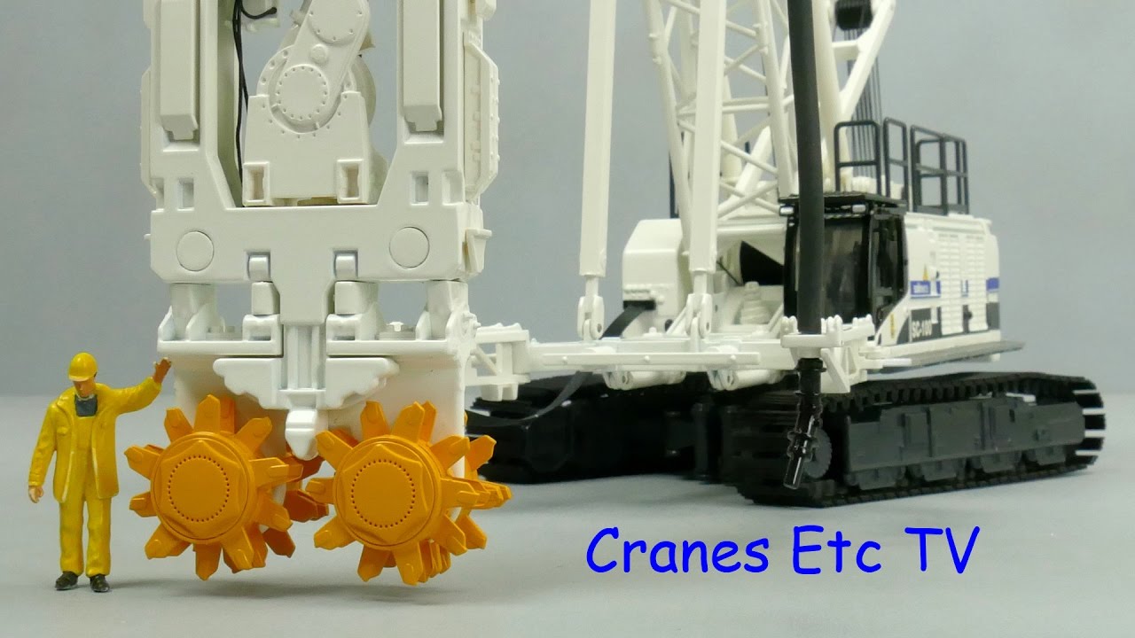 Soilmec SC-100 Crawler Crane + SH-30 Hydromill by Cranes Etc TV