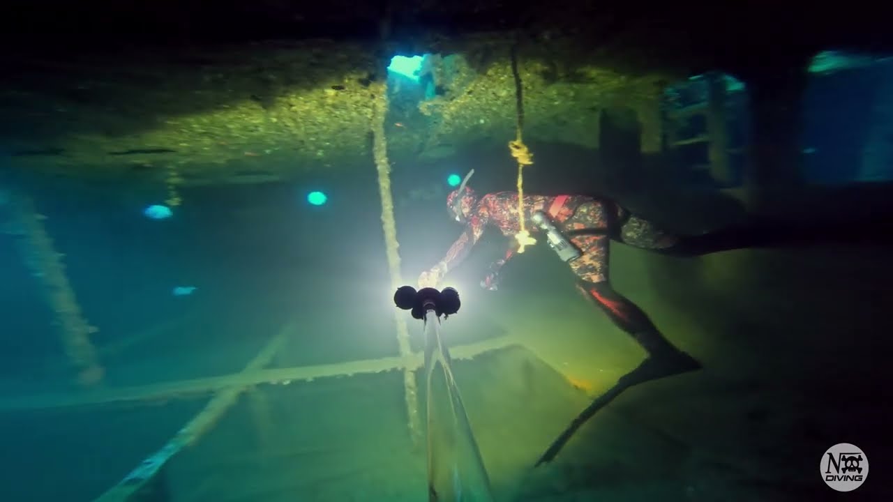Freediving wreck